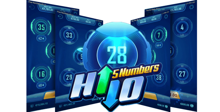 Five Numbers Hi Lo game